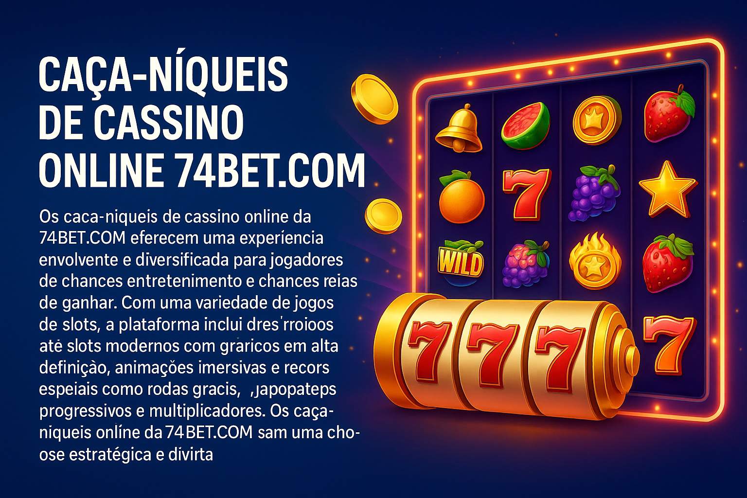 Jogos de Slot no Casino Online 74BET.COM