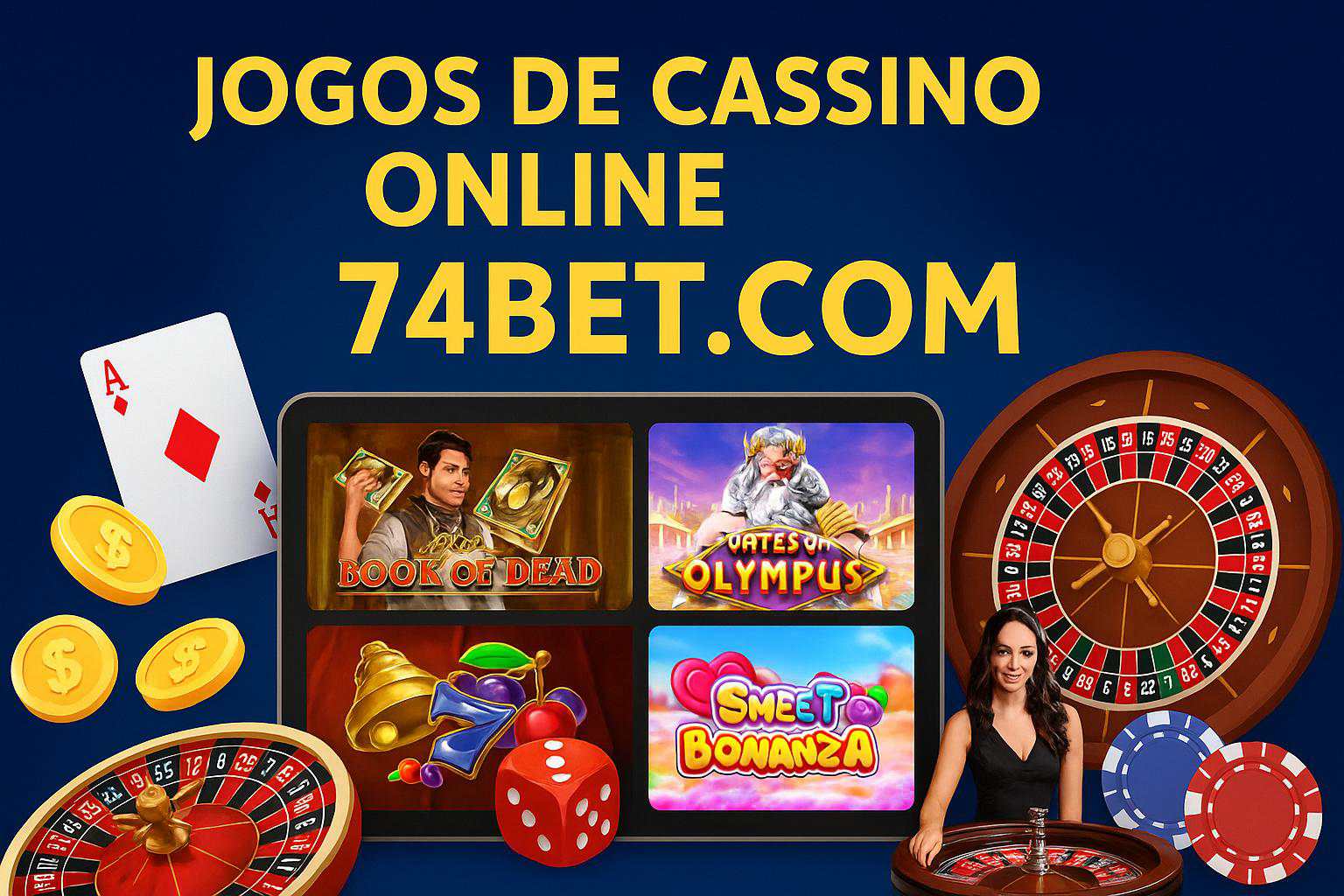 Jogos de cassino online inovadores e emocionantes na 74BET.COM